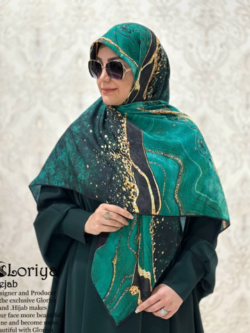 روسری نخ ترک اعلا طرح سنگ
