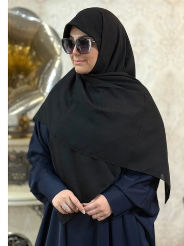 روسری وال نخی مشکی