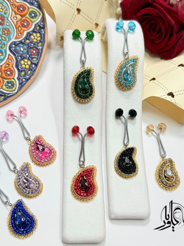 گیره آویزدار بته جقه