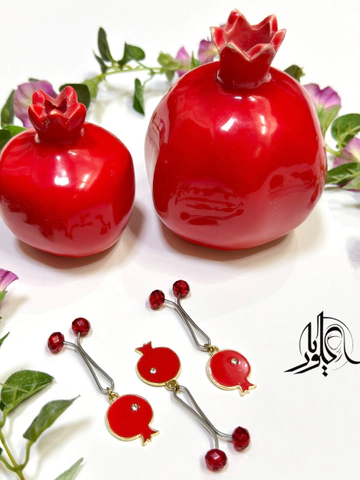گیره آویزدار مجلسی طرح انار