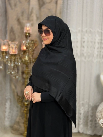 روسری مشکی سوپرنخ اعلا