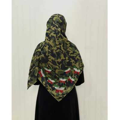 روسری نخی فوق اعلا طرح جانفدا