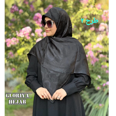 روسری ابریشم ژاکارد ترک
