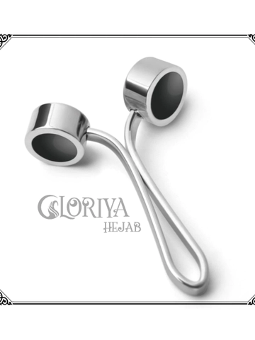 گیره مینایی ساده استیل