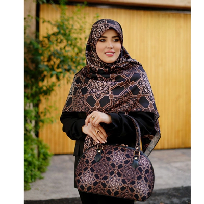 ست کیف نیم دایره و روسری