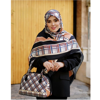 ست کیف نیم دایره و روسری