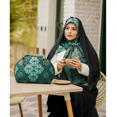 ست کیف نیم دایره و روسری