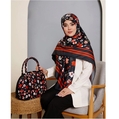ست کیف نیم دایره و روسری