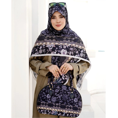 ست کیف نیم دایره و روسری