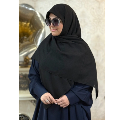 روسری وال نخی مشکی