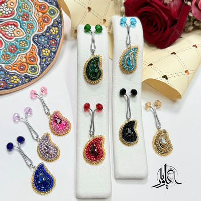 گیره آویزدار بته جقه