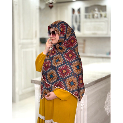 روسری نخی فوق اعلا طرح بافت