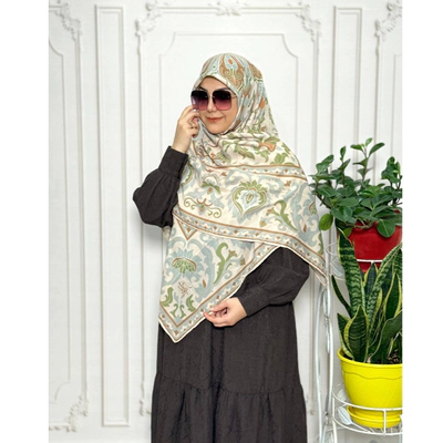 روسری نخی فوق اعلا طرح آذردخت