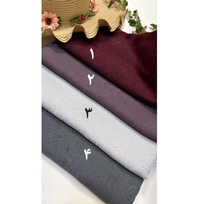 روسری نخ ابریشم ژاکارد اقتصادی طرح بندی