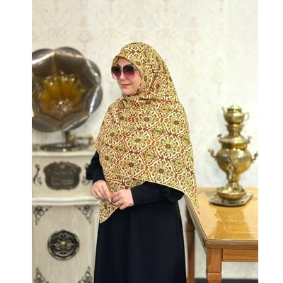 روسری نخی فوق اعلا طرح زرتاج