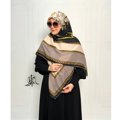 روسری نخی فوق اعلا طرح طوبی