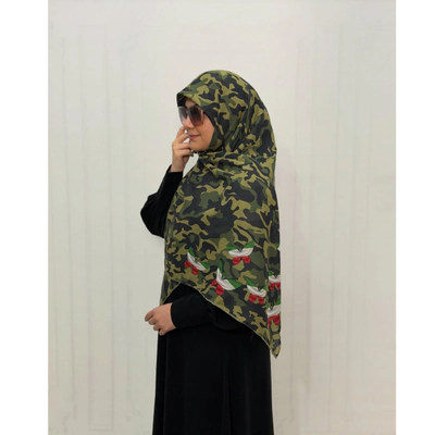 روسری نخی فوق اعلا طرح جانفدا