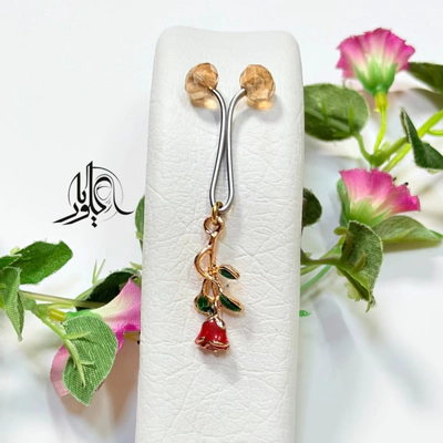 گیره گل رز آویزدار