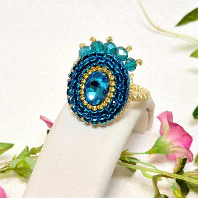 حلقه روسری مدل بیضی