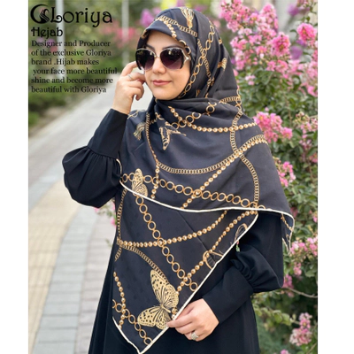 روسری نخ ترک اعلا طرح زنجیری