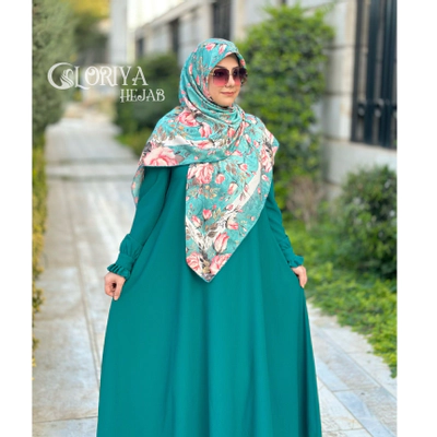 عبا حانیه رنگ سبز زمردی روشن