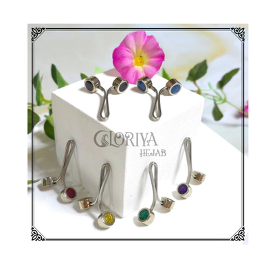 گیره مینایی ساده استیل